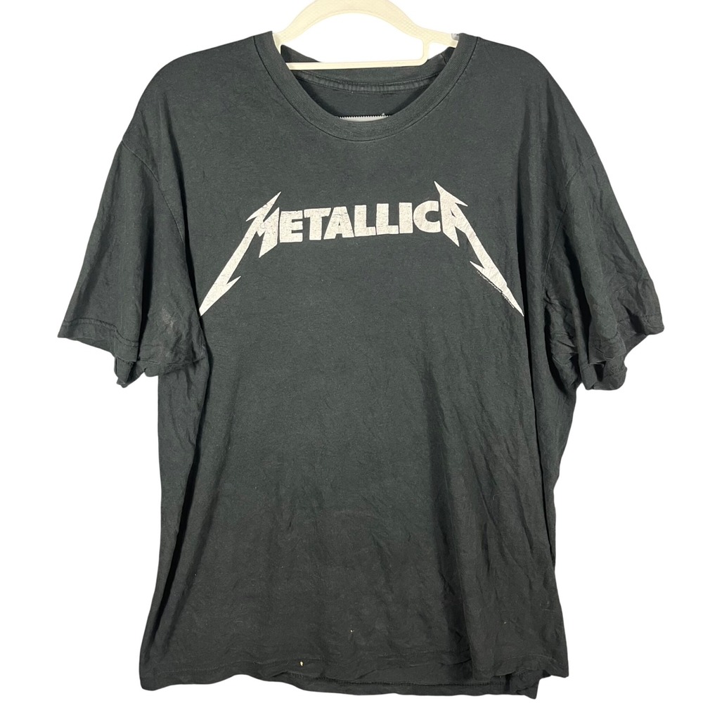 Bravado Metallica Graphic T-Shirt Mens XL Black Short Sleeve Rock Band Tee
